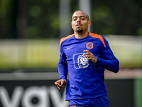 Netherlands player Donyell Malen during the training and press conference for the Netherlands Nations League season 2024-2025 at the KNVB Ca...