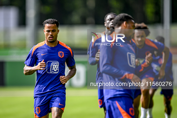 Netherlands player Justin Kluivert during the training and press conference for the Netherlands Nations League season 2024-2025 at the KNVB...