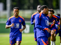 Netherlands player Justin Kluivert during the training and press conference for the Netherlands Nations League season 2024-2025 at the KNVB...