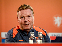 Netherlands trainer coach Ronald Koeman during the match training and press conference for the Netherlands Nations League season 2024-2025 a...