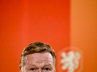 Netherlands trainer coach Ronald Koeman during the match training and press conference for the Netherlands Nations League season 2024-2025 a...