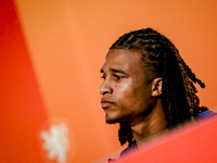 Netherlands player Nathan Ake during the training and press conference for the Netherlands Nations League season 2024-2025 at the KNVB Campu...