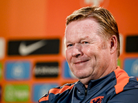 Netherlands trainer coach Ronald Koeman during the match training and press conference for the Netherlands Nations League season 2024-2025 a...