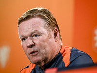 Netherlands trainer coach Ronald Koeman during the match training and press conference for the Netherlands Nations League season 2024-2025 a...