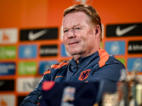 Netherlands trainer coach Ronald Koeman during the match training and press conference for the Netherlands Nations League season 2024-2025 a...