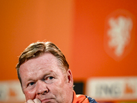 Netherlands trainer coach Ronald Koeman during the match training and press conference for the Netherlands Nations League season 2024-2025 a...