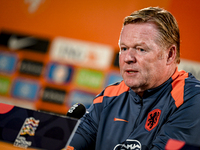 Netherlands trainer coach Ronald Koeman during the match training and press conference for the Netherlands Nations League season 2024-2025 a...