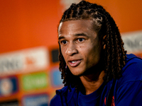 Netherlands player Nathan Ake during the training and press conference for the Netherlands Nations League season 2024-2025 at the KNVB Campu...