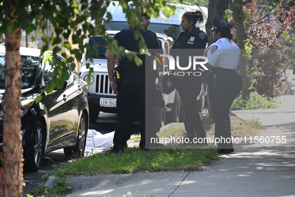 A 46-year-old male is shot multiple times and killed in Bronx, New York, United States, on September 9, 2024. At approximately 7:59 am, Mond...