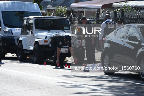 A 46-year-old male is shot multiple times and killed in Bronx, New York, United States, on September 9, 2024. At approximately 7:59 am, Mond...