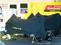 Box VR46 during the MotoGP Test at Misano World Circuit Marco Simoncelli in Misano Adriatico, Italy, on September 9, 2024. (