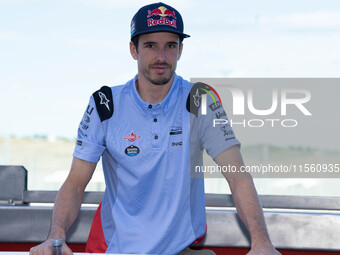 Alex Marquez participates in the MotoGP Test at Misano World Circuit Marco Simoncelli in Misano Adriatico, Italy, on September 9, 2024. (