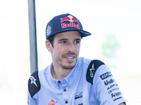 Alex Marquez participates in the MotoGP Test at Misano World Circuit Marco Simoncelli in Misano Adriatico, Italy, on September 9, 2024. (