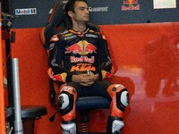 Dani Pedrosa participates in the MotoGP Test at Misano World Circuit Marco Simoncelli in Misano Adriatico, Italy, on September 9, 2024. (