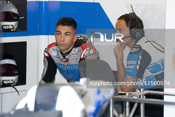 Raul Fernandez participates in the MotoGP Test at Misano World Circuit Marco Simoncelli in Misano Adriatico, Italy, on September 9, 2024. 