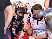 Takaaki Nakagami participates in the MotoGP Test at Misano World Circuit Marco Simoncelli in Misano Adriatico, Italy, on September 9, 2024....