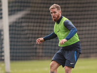 In Buenos Aires, Argentina, on September 9, 2024, Spanish footballer Iker Muniain has his first practice with the Argentine club San Lorenzo...