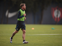 In Buenos Aires, Argentina, on September 9, 2024, Spanish footballer Iker Muniain has his first practice with the Argentine club San Lorenzo...