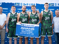 Legia LOTTO 3x3 Warszawa players advance to the final basketball tournament of the LOTTO 3x3 League in Sosnowiec, Poland, on September 8, 20...