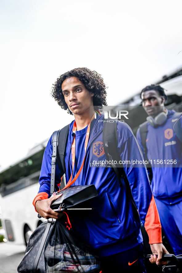 Netherlands player Gjivaj Zechiel plays during the match between the Netherlands and Georgia at the Covebo Stadium - De Koel for the Qualifi...