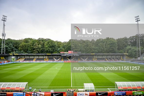 Stadium overview during the match between the Netherlands and Georgia at the Covebo Stadium - De Koel for the Qualification EK 2025 group C...