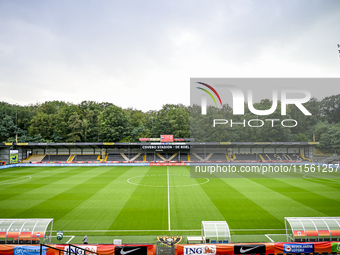 Stadium overview during the match between the Netherlands and Georgia at the Covebo Stadium - De Koel for the Qualification EK 2025 group C...