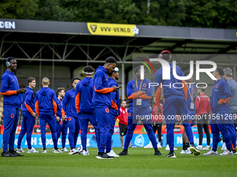 Netherlands player Noah Ohio during the match between the Netherlands and Georgia at the Covebo Stadium - De Koel for the Qualification EK 2...