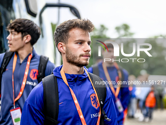 Netherlands player Dirk Proper plays during the match between the Netherlands and Georgia at the Covebo Stadium - De Koel for the Qualificat...