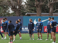 Iker Muniain trains during his presentation day as a new player of San Lorenzo de Almagro at Estadio Pedro Bidegain in Buenos Aires, Argenti...