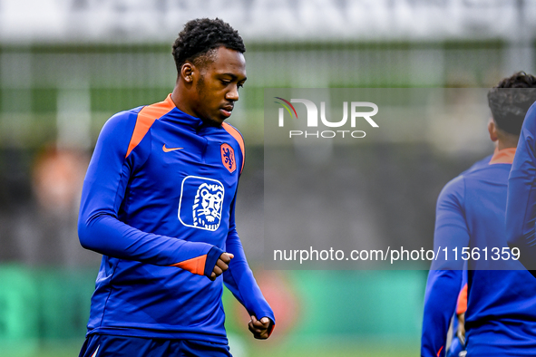 Netherlands player Antoni Milambo during the match between the Netherlands and Georgia at the Covebo Stadium - De Koel for the Qualification...