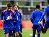 Netherlands player Million Manhoef plays during the match between the Netherlands and Georgia at the Covebo Stadium - De Koel for the Qualif...