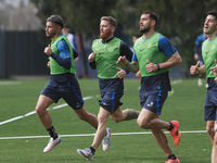 Iker Muniain trains during his presentation day as a new player of San Lorenzo de Almagro at Estadio Pedro Bidegain in Buenos Aires, Argenti...