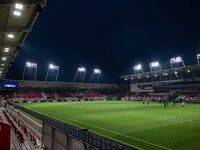 Giacomo Cosua: Budapest, Hungary, on September 9, 2024 - Bozsik Arena Stadium view prior to the UEFA Nations League 2024/25 League A Group A...