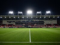 Giacomo Cosua: Budapest, Hungary, on September 9, 2024 - Bozsik Arena Stadium view prior to the UEFA Nations League 2024/25 League A Group A...