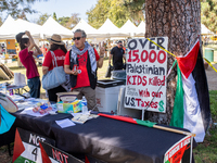 On September 2, 2024, in Banning Park, United States, 42 unions hold the 45th Annual LA Labor Day Parade, ending with a picnic in Banning Pa...