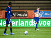 Netherlands player Youri Baas is disappointed after the goal of Georgia player Otar Mamageishvili, making the score 2-1, during the match be...