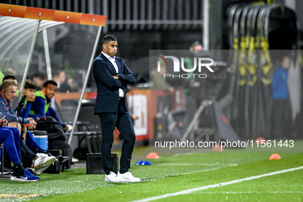 Netherlands trainer coach Michael Reiziger during the match between the Netherlands and Georgia at the Covebo Stadium - De Koel for the Qual...