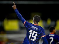 Netherlands player Emmanuel Emegha during the match between the Netherlands and Georgia at the Covebo Stadium - De Koel for the Qualificatio...