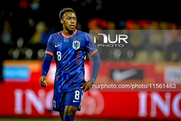 Netherlands player Antoni Milambo plays during the match between the Netherlands and Georgia at the Covebo Stadium - De Koel for the Qualifi...