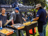 On September 2, 2024, in Banning Park, United States, 42 unions hold the 45th Annual LA Labor Day Parade, ending with a picnic in Banning Pa...