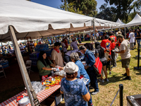 On September 2, 2024, in Banning Park, United States, 42 unions hold the 45th Annual LA Labor Day Parade, ending with a picnic in Banning Pa...