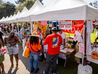 On September 2, 2024, in Banning Park, United States, 42 unions hold the 45th Annual LA Labor Day Parade, ending with a picnic in Banning Pa...