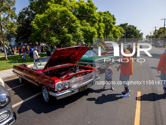 On September 2, 2024, in Banning Park, United States, 42 unions hold the 45th Annual LA Labor Day Parade, ending with a picnic in Banning Pa...