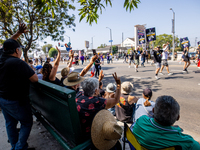 On September 2, 2024, in Banning Park, United States, 42 unions hold the 45th Annual LA Labor Day Parade, ending with a picnic in Banning Pa...