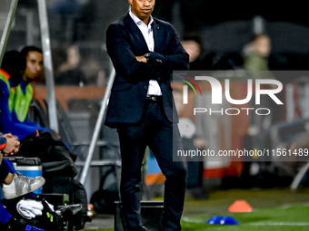 Netherlands trainer coach Michael Reiziger during the match between the Netherlands and Georgia at the Covebo Stadium - De Koel for the Qual...