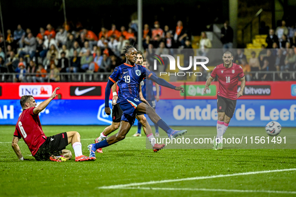 Netherlands player Emmanuel Emegha during the match between the Netherlands and Georgia at the Covebo Stadium - De Koel for the Qualificatio...