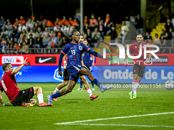 Netherlands player Emmanuel Emegha during the match between the Netherlands and Georgia at the Covebo Stadium - De Koel for the Qualificatio...