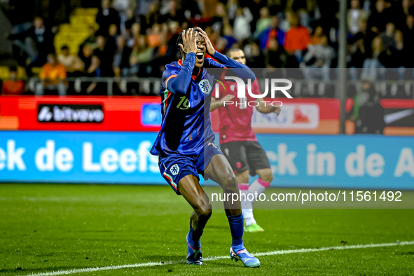 Netherlands player Emmanuel Emegha during the match between the Netherlands and Georgia at the Covebo Stadium - De Koel for the Qualificatio...