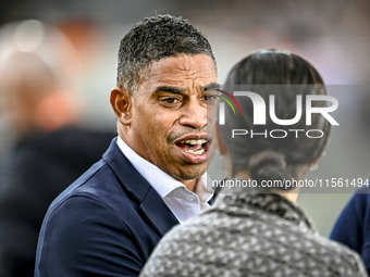 Netherlands trainer coach Michael Reiziger during the match between the Netherlands and Georgia at the Covebo Stadium - De Koel for the Qual...