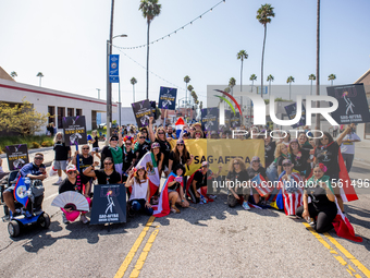 On September 2, 2024, in Banning Park, United States, 42 unions hold the 45th Annual LA Labor Day Parade, ending with a picnic in Banning Pa...